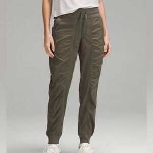 Lululemon Dance Studio Mid-Rise Jogger pants, Full Length in Army Green olive